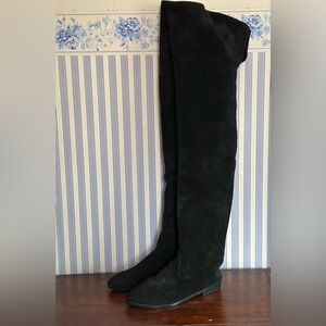 SOULIERS black suede boots Made in America EUC